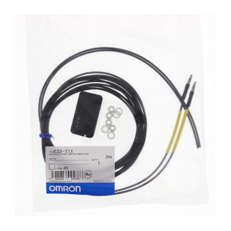 OMRON E32-T11 2M E32-T11 2M E32 1309G E32T112M OMRON Barrier Flexible (R4) Threaded M4 2m